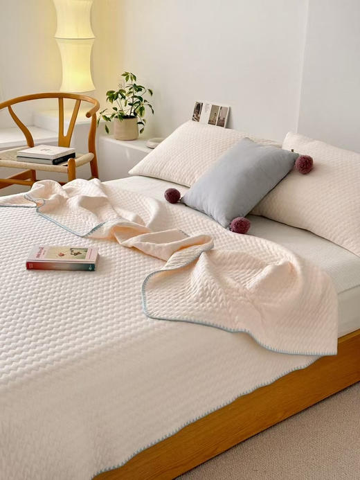 福利款！A类双面全棉针织棉盖毯多功能夏凉毯  母婴级贴肤柔软 舒适透气 盖毯/披肩/沙发毯/汽车毯/午睡毯/儿童夏被 商品图0