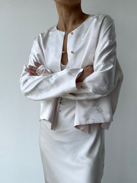 丝所｜24W033 新中式双面穿外套［ 粉A / 绿B ] 商品图8