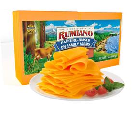 MM美国进口Rumiano橙色车达奶酪片（681g）