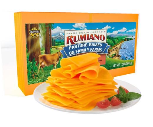 MM美国进口Rumiano橙色车达奶酪片（681g） 商品图0