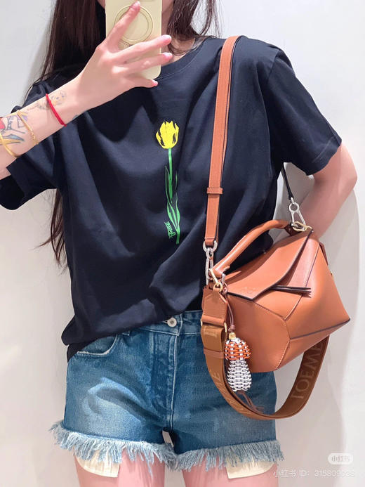 65-3 渠道圆正 lew 流苏牛仔短裤 中腰 167/135穿40码刚好 商品图5