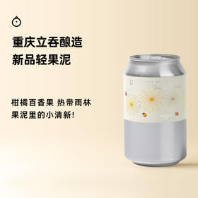 企鹅市集|重庆立吞酿造 柑橘研究所 酸IPA 国产果泥精酿啤酒 芒果百香果 酸甜平衡