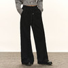 Ariseism 美式复古加绒阔腿裤女秋冬新款长裤子 商品缩略图2