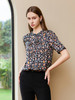 【桑蚕丝印花上衣】25年夏季新品女士真丝碎花薄款短袖衬衫 商品缩略图1