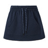 SELFWHO精梳棉宝蓝色短裤女2025夏新款抽绳松紧腰高腰A字运动裤裙 商品缩略图4