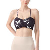 跃牌【海听系列】交叉美背固定杯健身瑜伽服浪漫休闲印花运动文胸XC80 商品缩略图4