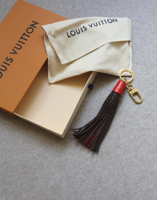 简单粗暴的 哈！大驴的 Monogram Tassel 经典老花料 流苏 挂饰 商品图0