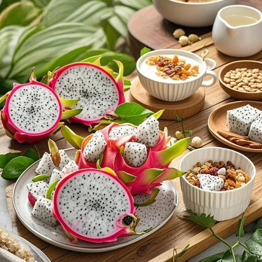 白心火龙果 口味清香甜润 鲜嫩多汁水 红皮白瓤 富含膳食纤维  一口停不下来 商品图5