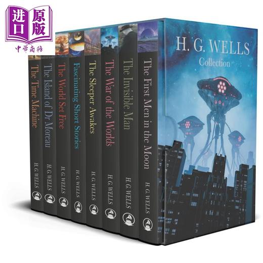 【中商原版】H G 威尔斯经典套装 8册 英文原版 Hg Wells Classic Collection H G Wells 商品图0