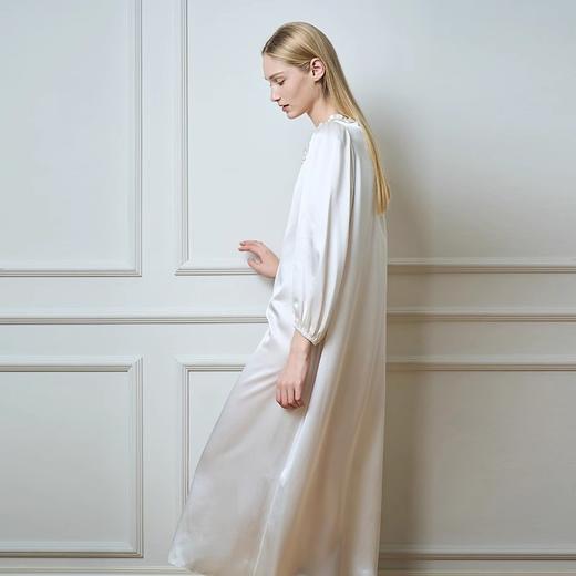 Solo seta22姆米重磅真丝睡裙女法式纯色桑蚕丝家居服2025甜美 商品图2