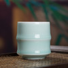 【敦煌竹节青瓷茶杯】青瓷陶瓷茶杯 竹节办公杯会议待客品茗杯中式家用水杯 小茶碗 商品缩略图1