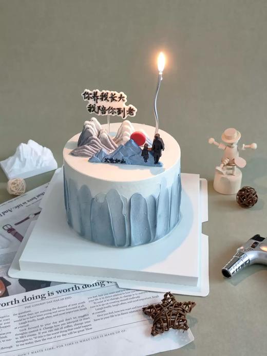 父爱如山主题蛋糕 商品图1
