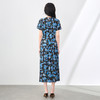 「高货wl」全新升级【铂金会员293/天猫389/差价96】(03940)洛诗琳气质印花连衣裙2025夏季新款收腰显瘦度假风长裙女 商品缩略图1