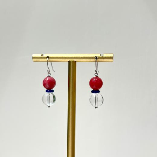 PEARLSIDE 遇见蔷薇水晶耳钩（预售3天） 商品图3