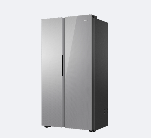 海尔 冰箱 BCD-518WLHSSEDS9 518升 对开门 风冷 变频 一级能效 一级双变频  电脑控温 PCM钣金面板  触摸 控制 月光银颜色