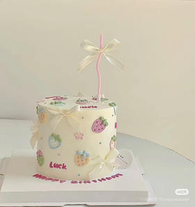 手绘小草莓  提前一天预定