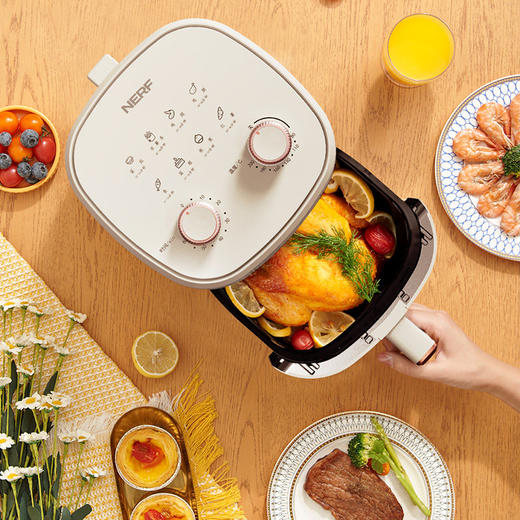 美国nerf拉尔弗空气炸锅4L家用大容量大功率炸锅JN-400AM07A31 商品图4