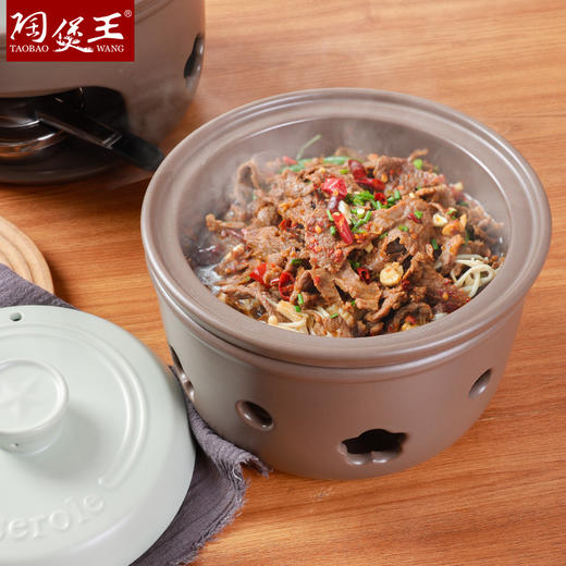 【福星加热煲】陶煲王固体酒精锅家用干锅陶瓷火锅酒精炉子酒精锅 商品图3