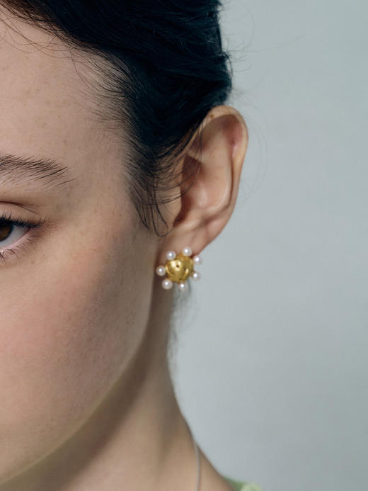 LS｜Mirasol Earrings 太阳花耳环 [ 金 / 银 ]【Botanicalia】 商品图5