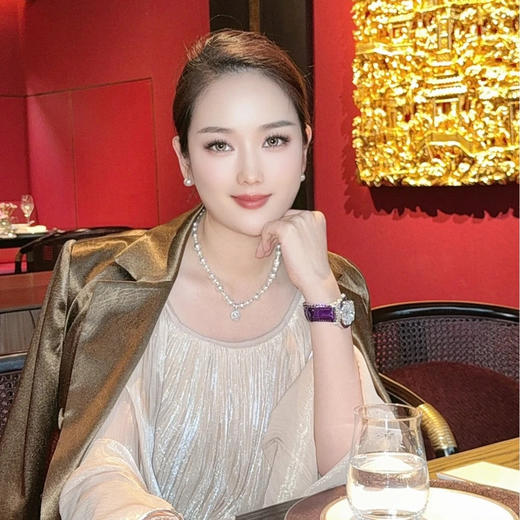 GAONAS  经典百搭贵气12mm白色珠耳钉11430EW 商品图3