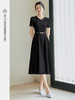 FUYAO扶摇 西装短袖连衣裙女2025夏季优雅名媛风西装裙醋酸小黑裙 商品缩略图5