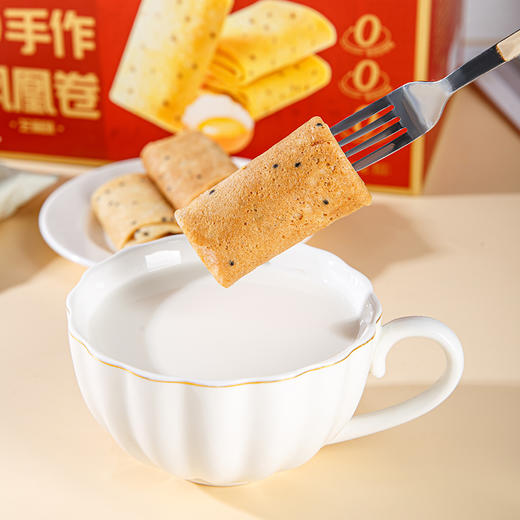 KING'S LOVE 手作凤凰卷(芝麻味)礼盒装 638g/盒 匠心烘焙制作，鸡蛋含量≥30%，配料干净，独立小包装 精美礼盒包装设计 商品图4