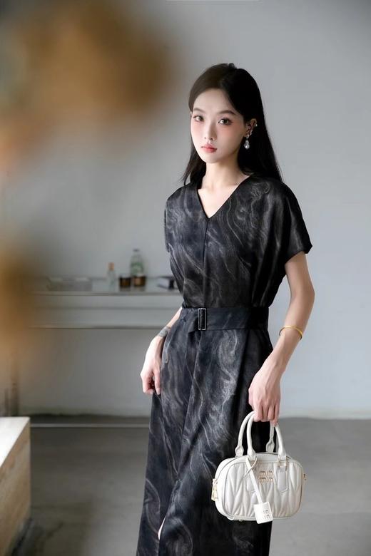 Le Malene 复古气质茶歇连衣裙 20424 商品图6