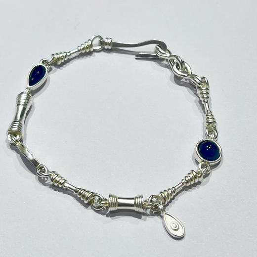 PEARLSIDE S925银光语黑玛瑙手链（预售3天） 商品图0