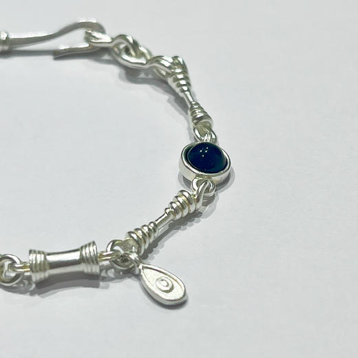 PEARLSIDE S925银光语黑玛瑙手链（预售3天） 商品图1