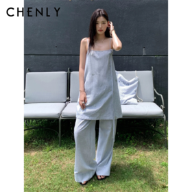 不退不换！尘衣｜25春夏南法度假风珠片星星绣花套装