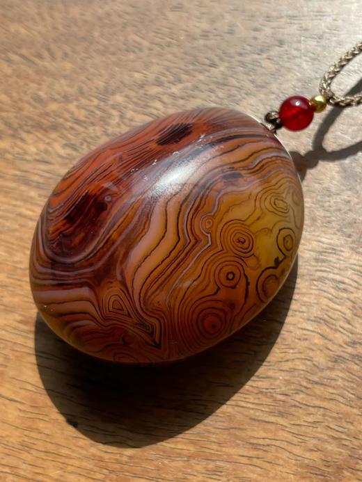 缠丝玛瑙随形原石大珠，顺丰包邮 商品图6