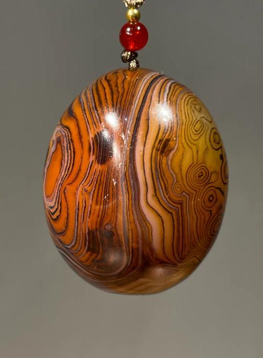 缠丝玛瑙随形原石大珠，顺丰包邮 商品图0