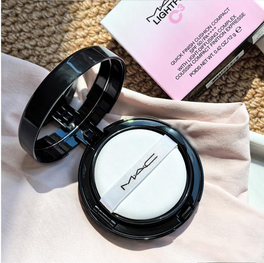 【6.7王炸割肉价】MAC魅可LIGHTFULC3晶透沁润气垫轻薄不假白自然12g 商品图4