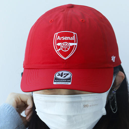 【官方正版】阿森纳足球俱乐部 | 经典刺绣白标红棒球帽球迷周边 商品图4