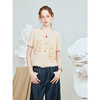 两三事 琥珀匣子 2025夏季新款文艺风刺绣波浪边针织开衫女宽松 商品缩略图1