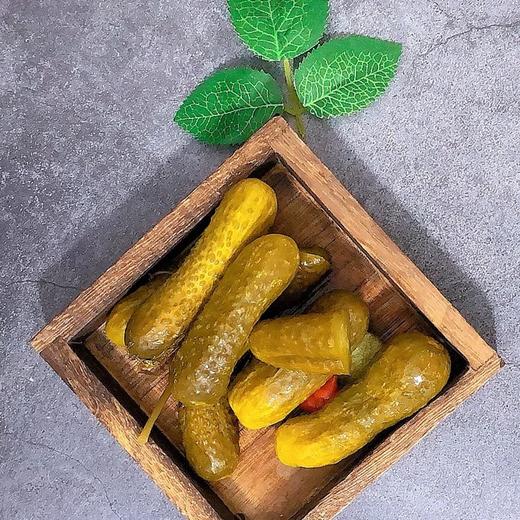 进口莫依的爱酸黄瓜腌制乳黄瓜俄罗斯风味小咸菜下饭菜泡菜480g/瓶 商品图3