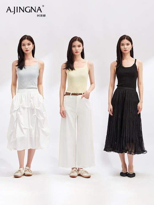 【清爽舒适】阿菁娜极简风休闲百搭针织背心F30X301015 商品图0