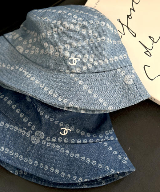 现货 THS-无 香家  俏皮的波点 丹宁波点渔夫帽 2色 CN203 商品图6