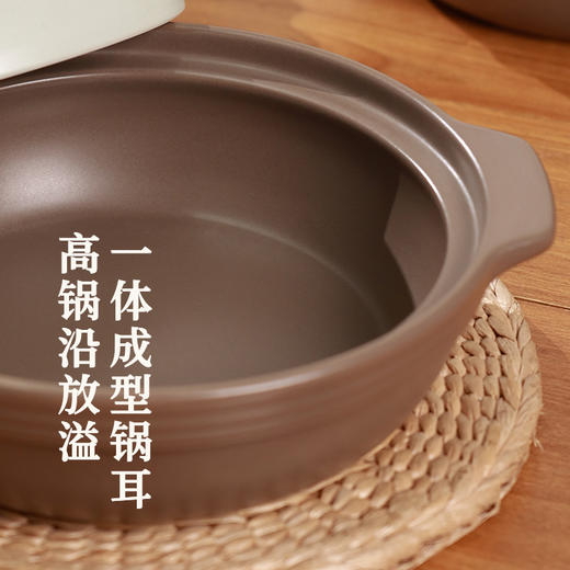 【福星浅煲】陶煲王砂锅炖锅家用耐高温浅锅煲仔菜煲仔饭专用砂锅陶瓷沙锅浅口 商品图9