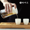 湖畔居春茶龙井茶功夫茶茶具快客杯便携简易随身旅行玻璃泡茶宝一壶两杯黑包 商品缩略图2