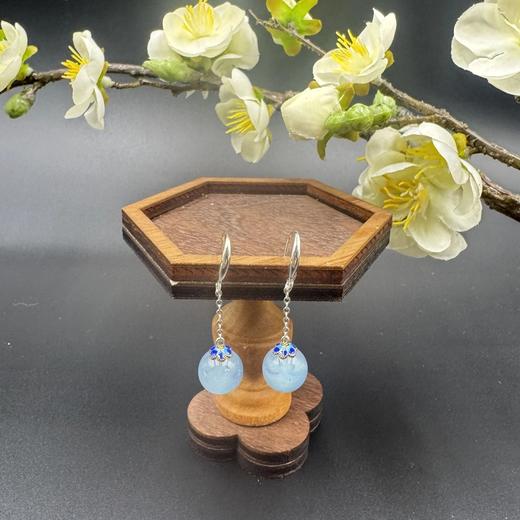 天然水晶耳坠耳钩 商品图4