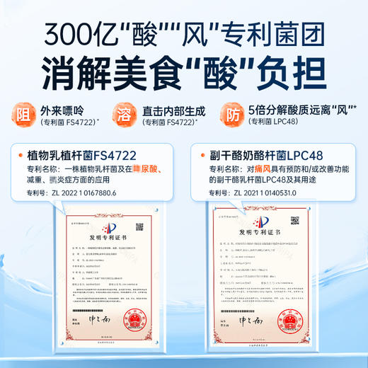 乐力鹅肌肽益生菌300亿活性菌酸必降肠胃调理20条 商品图9