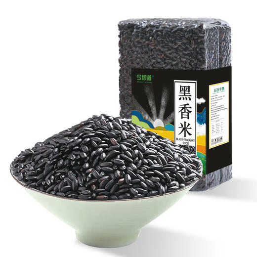 今粮道 黑香米450g 【周日不发货】 黑米含蛋白质、碳水化合物、B族维生素、维生素E、钙、磷、钾、镁、铁、锌等营养元素，营养丰富 商品图7