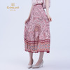 夏季新品100%真丝印花民族风A型伞裙半身裙ED2D401 商品缩略图1