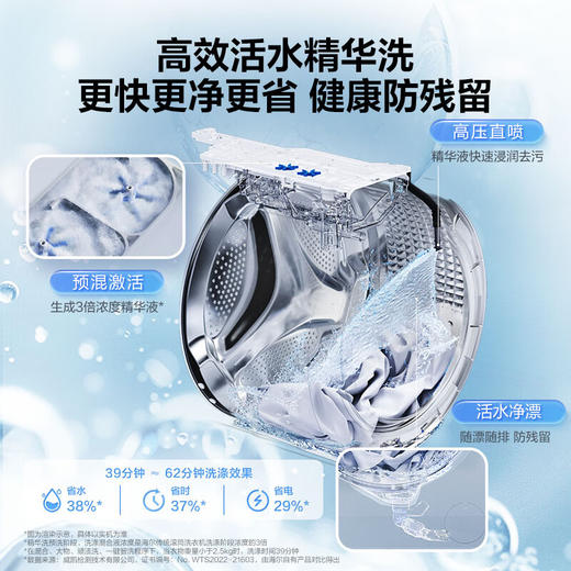 海尔（Haier）云溪176L超薄洗烘套装 10KG精华洗滚筒懒人洗衣机+热泵烘干机家用 BD176L+176L 家电国家补贴 商品图2