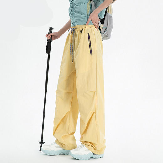 冲锋裤男女款 夏季薄款户外防风防水透气速干伞兵工装女登山裤 商品图4