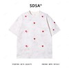 T3759夏季高级感新款男士满天星刺绣爱心短袖T恤轻奢时尚百搭圆领上衣 商品缩略图0