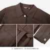 【商场同款】CNJ5580 “ 轻薄棕色衬衫外套 ” 舒适干爽 夏季空调衫  纯棉工装风外套 商品缩略图8