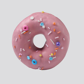 粉色复古甜甜圈