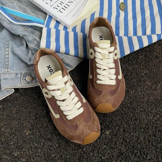 XGXC 新款拼色真皮阿甘鞋德训鞋 4色可选 夏季休闲百搭 柔软脚感 暴走不累脚 商品图5